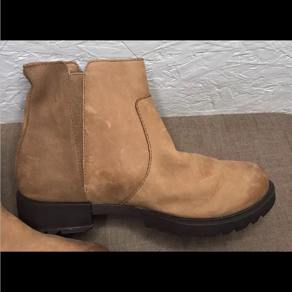 Sorel Emelie II Zip Women's Ankle Boots Brown Waterproof Leather Side Zip Size 7 - Picture 8 of 15